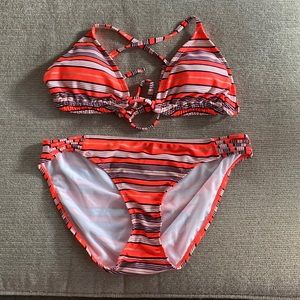 Striped bikini